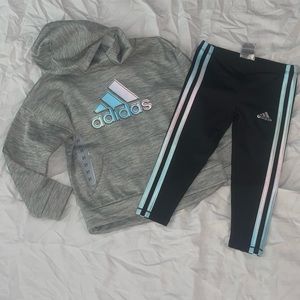 Girls Adidas 2 piece set